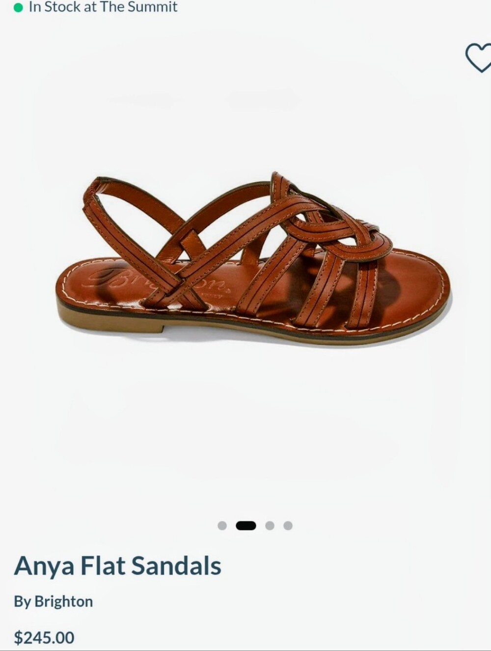 Brighton Anya Flat Sandals NWT Never Worn 🟤🤎 Brown